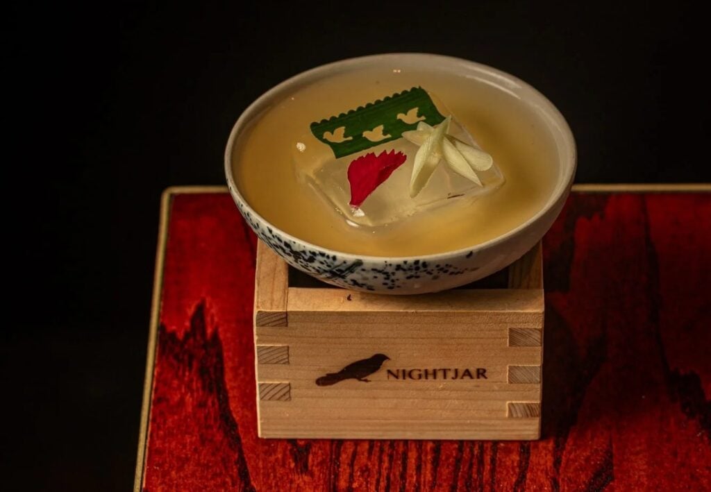 Savoury & Spicy Whisky Cocktail The Name of the Samurai, a highlight at Nightjar Bar