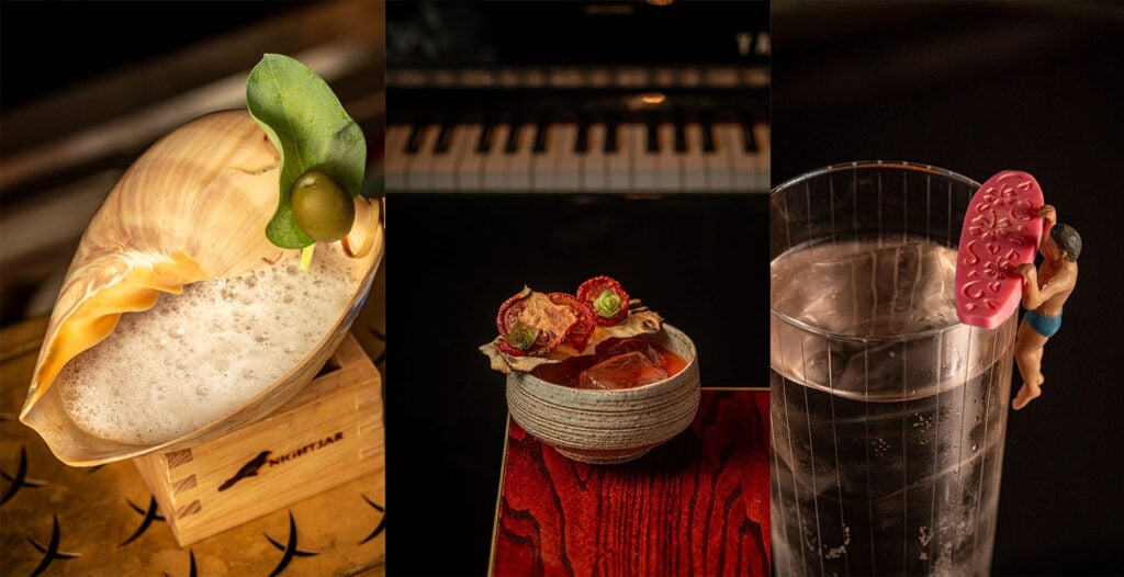 Savoury & Spicy Whisky Cocktails, all made at Nightjar Bar