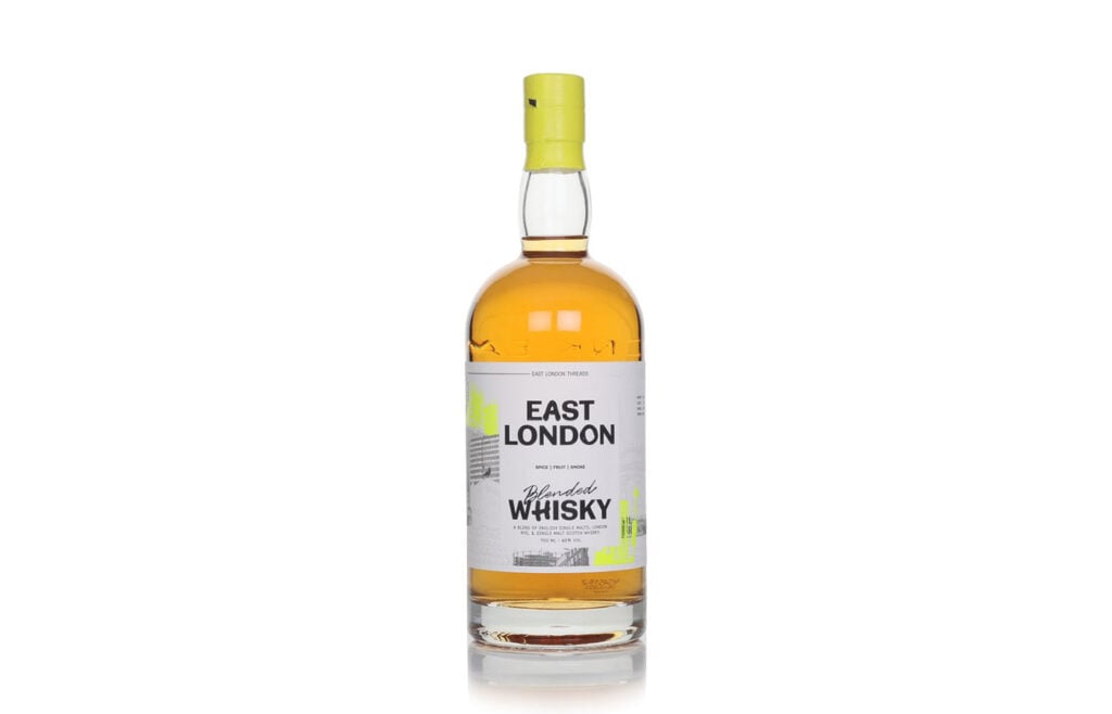 A bottle of East London Liquor Company Threads Blended Malt