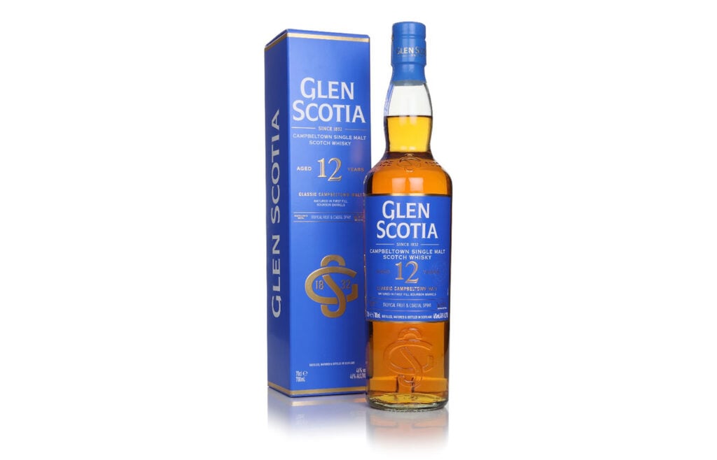 A bottle of Glen Scotia 12 Year Old