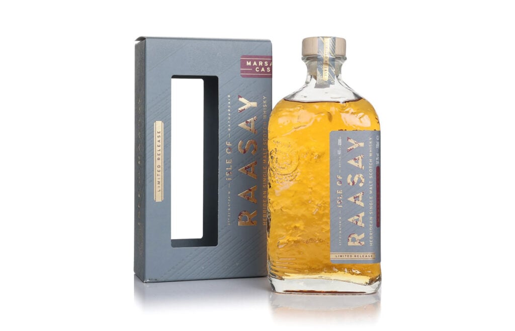 A bottle of Isle of Raasay Marsala Cask