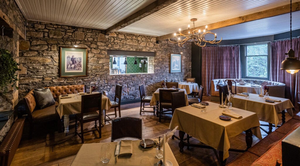 The dining room at Geamair, The Craigellachie Hotel