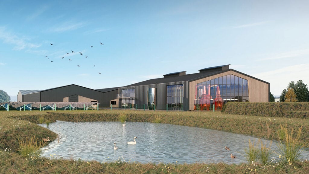 An artist's model of Struie Distillery