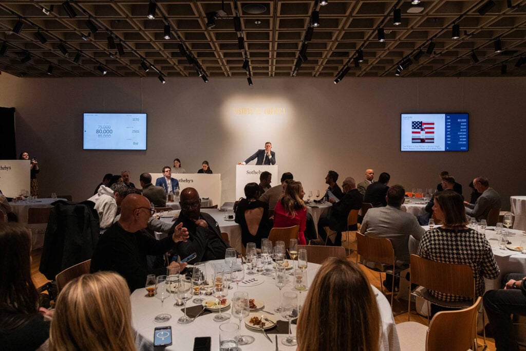 Inside the Great American Whiskey Collection Auction Room