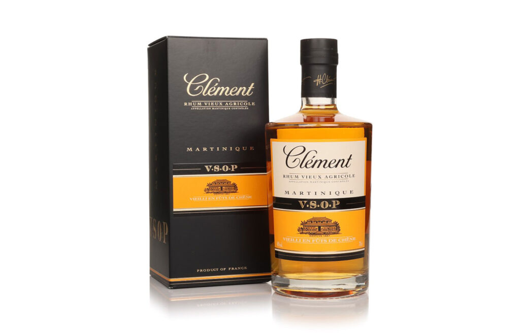 A bottle of Clément VSOP