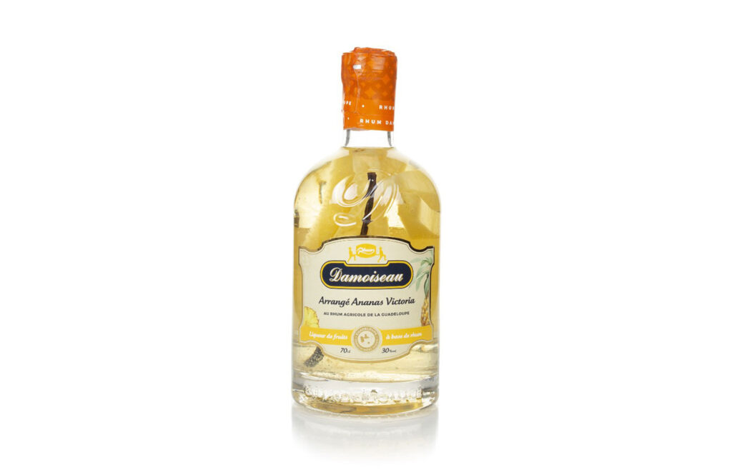 A bottle of Damoiseau Les Arrangés Pineapple