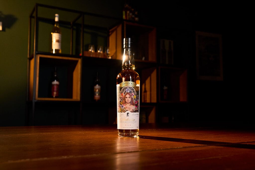 A bottle of Compass Box Hedonism 2026