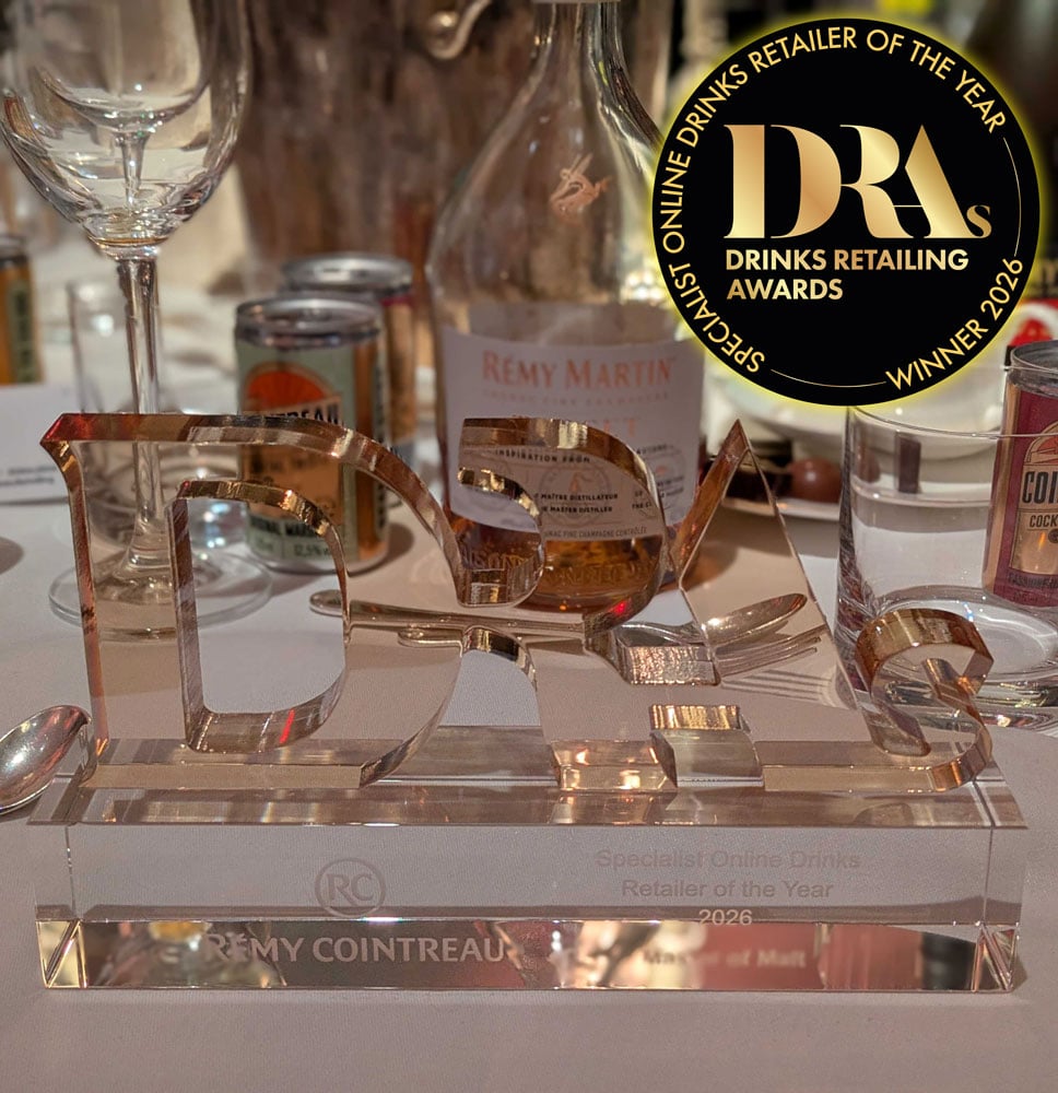 Drinks Retailing Awards 2026 Specialist Online Retailer of the Year trophy