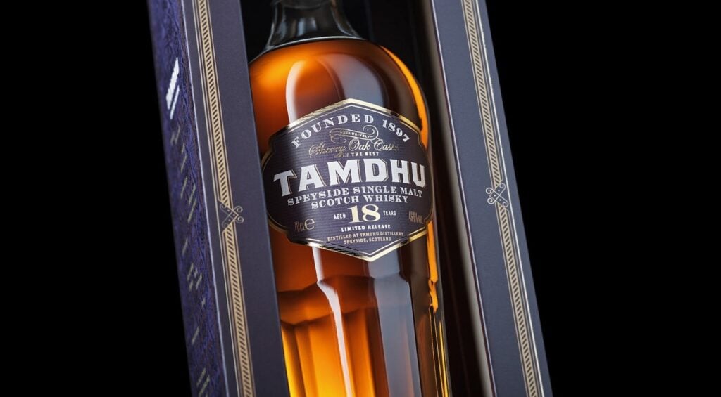 A bottle of Tamdhu 18 Year Old