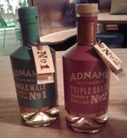 Adnam's Single Malt and Triple Grain whiskies