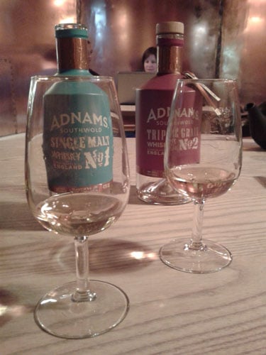 Tasting Adnam's Single Malt Number One and Triple Grain Number Two