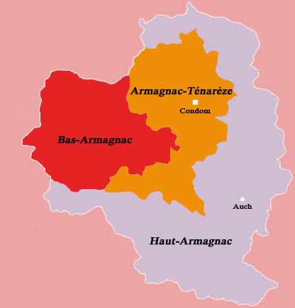 Armagnac map