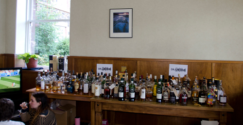 Dramboree 2014 Whisky Table
