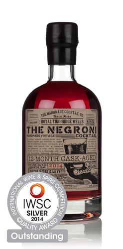 The Handmade Cocktail Company Cask-Aged Negroni IWSC 2014 Silver Outstanding