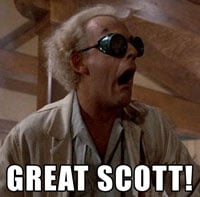 Doc Brown great Scott!