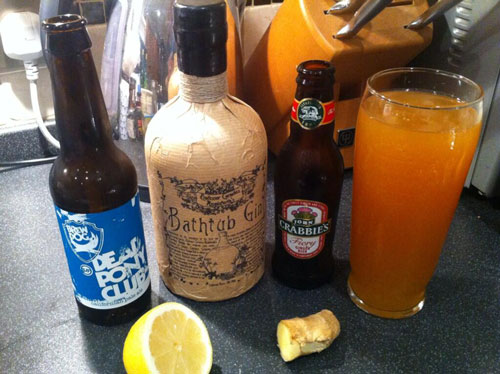 Master of Cocktails @Stephenparsons Bathtub Ginger Beer