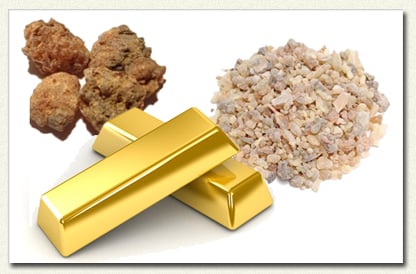 Gold, Frankincense and Myrrh, mmm myrrh