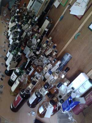 dramboree whisky weekend 2013 tasting table