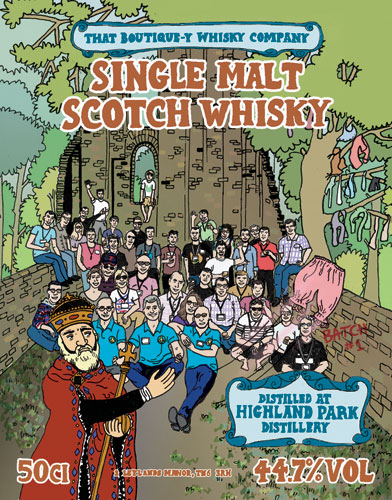 Highland Park That Boutique-y Whisky Company label