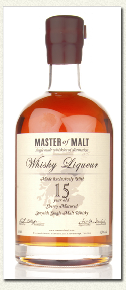 Master of Malt 15 Year Old Speyside Whisky Liqueur 