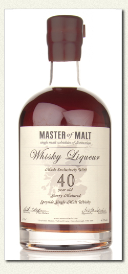 Master of Malt 40 Year Old Speyside Whisky Liqueur 