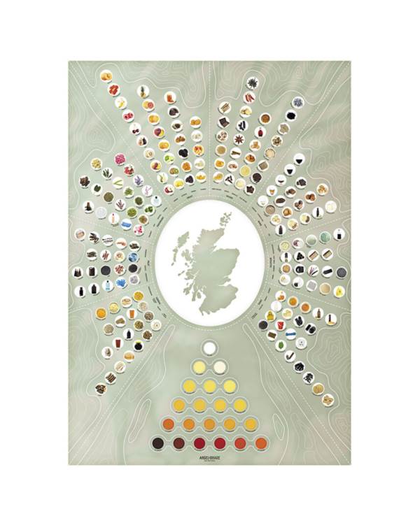 Angel Share Artworks Whisky Tasting Chart product image