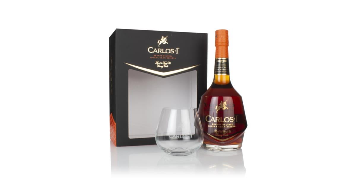 Carlos I Solera Gran Reserva Gift Pack with Glass Brandy | Master of Malt