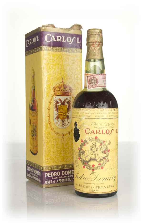 Pedro Domecq Carlos I Solera (Yellow Box) - 1960s