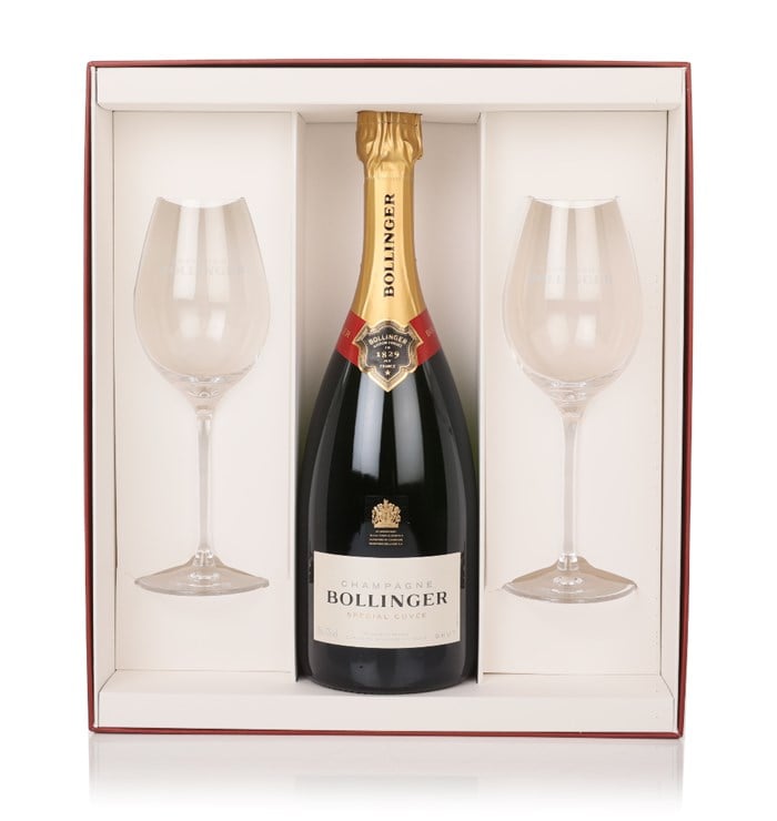 Bollinger Special Cuvée with 2x Elizabeth Glasses