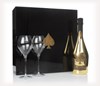 Armand de Brignac Blanc Ace of Spades Gold Gift Pack with 2x Glasses