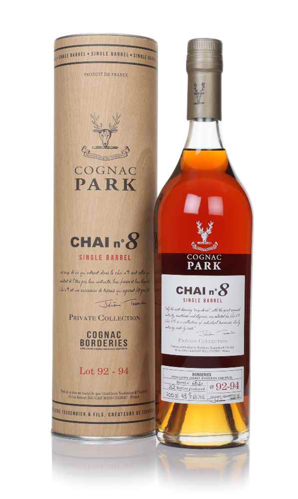Cognac Park Chai N°8 Single Barrel Borderies Lot 92-94