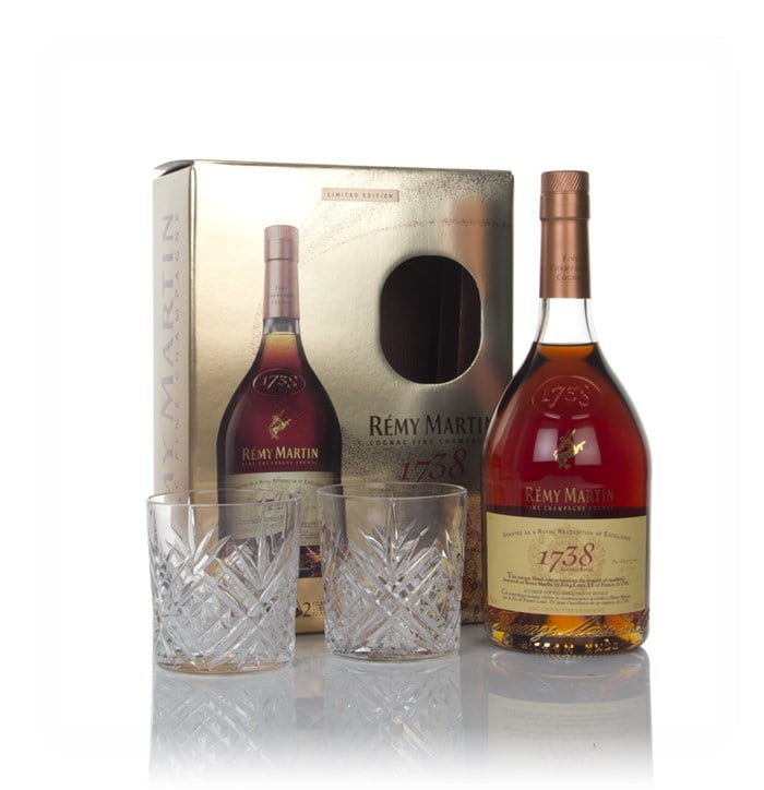 Rémy Martin 1738 Accord Royal Gift Pack with x2 Glasses