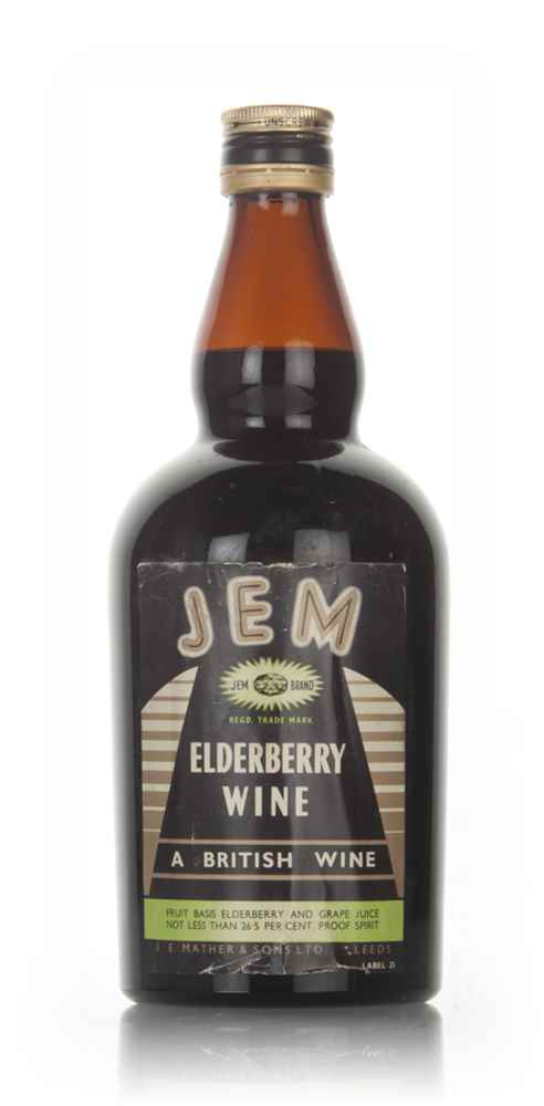 JEM Elderberry Wine - 1960s