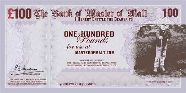 £100 Master of Malt Gift Voucher