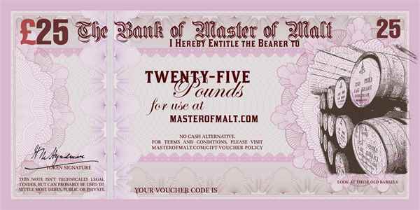 £25 Master of Malt Gift Voucher