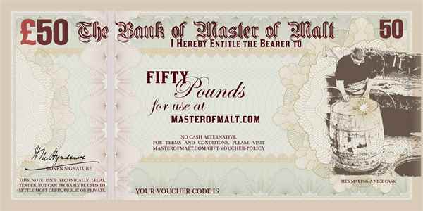 £50 Master of Malt Gift Voucher