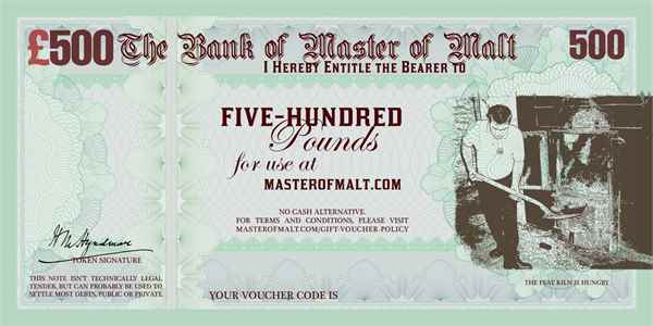 £500 Master of Malt Gift Voucher