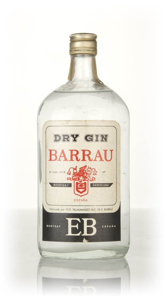 Barrau Dry Gin (1L) - 1970s product image