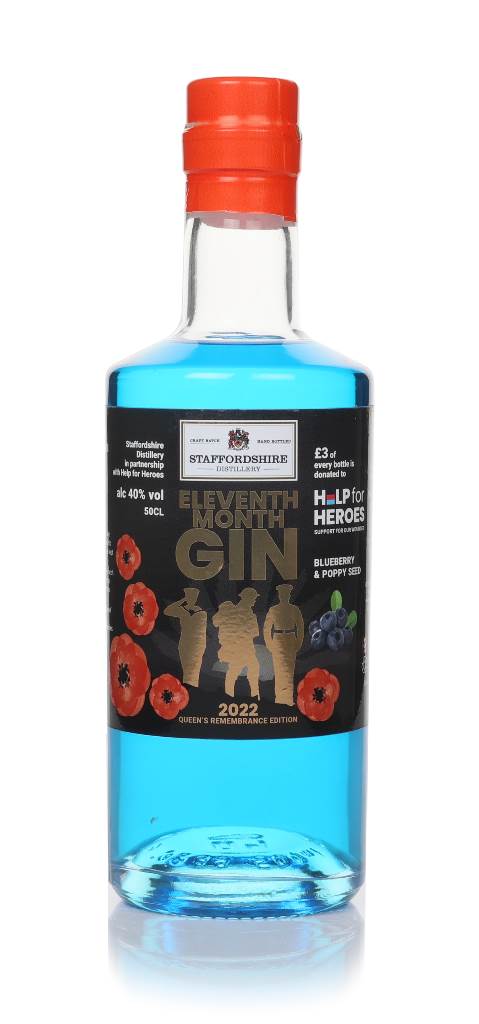Derbyshire Distillery Eleventh Month Gin 2022 - Queen's Remembrance Edition product image