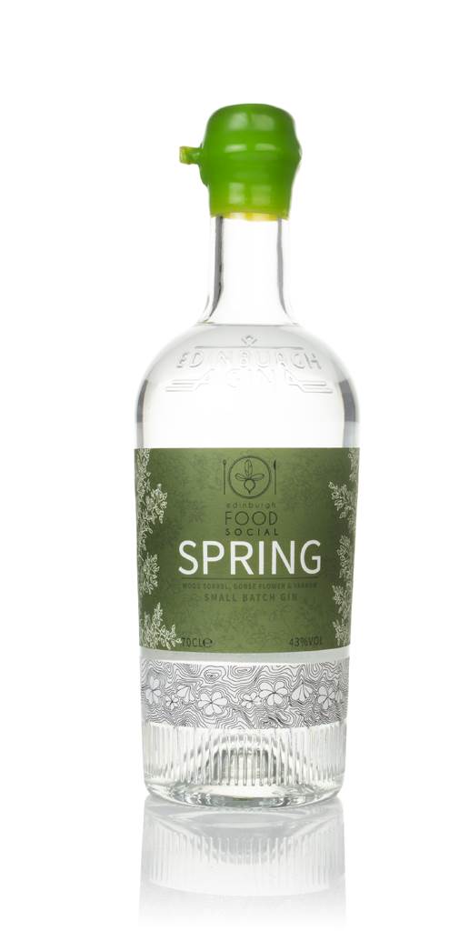 Edinburgh Food Social Spring Gin (No Box / Torn Label) product image