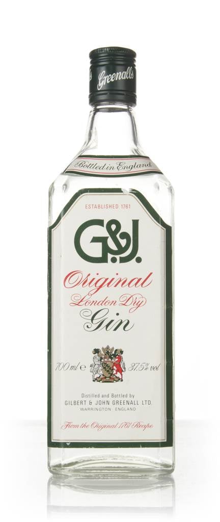 Greenall's Original London Dry Gin (37.5%) - 1980s product image