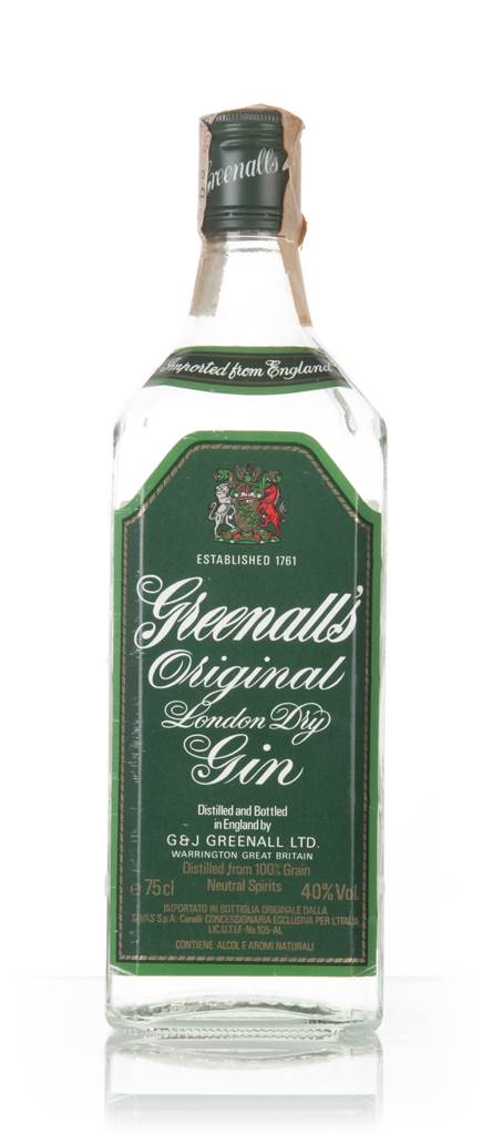 Greenall's Original London Dry Gin - 1980s product image