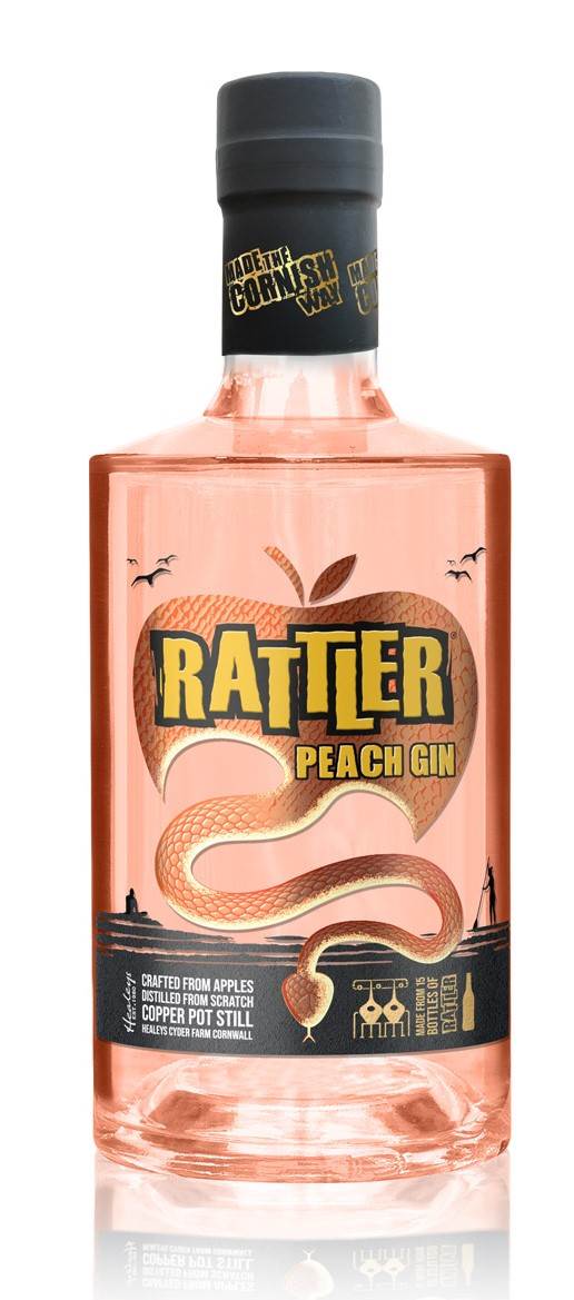 Rattler Peach Cornish Gin product image