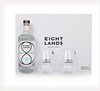 Eight Lands Gin Gift Set with 2x Glasses