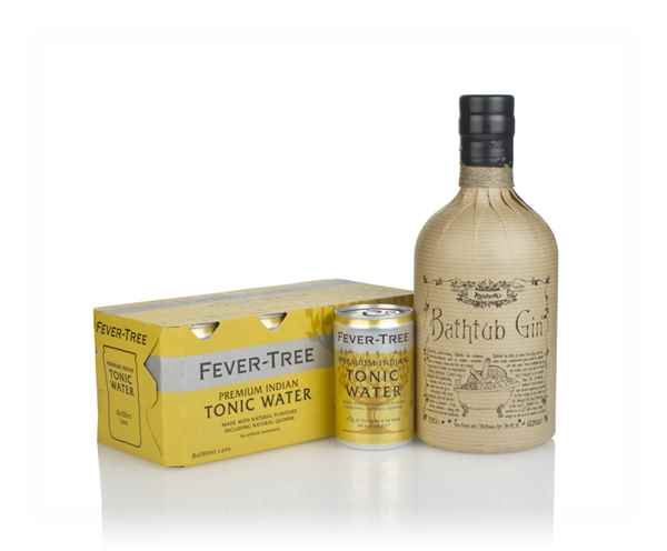 Bathtub Gin and Fever-Tree Indian Tonic Water Fridge Pack Bundle