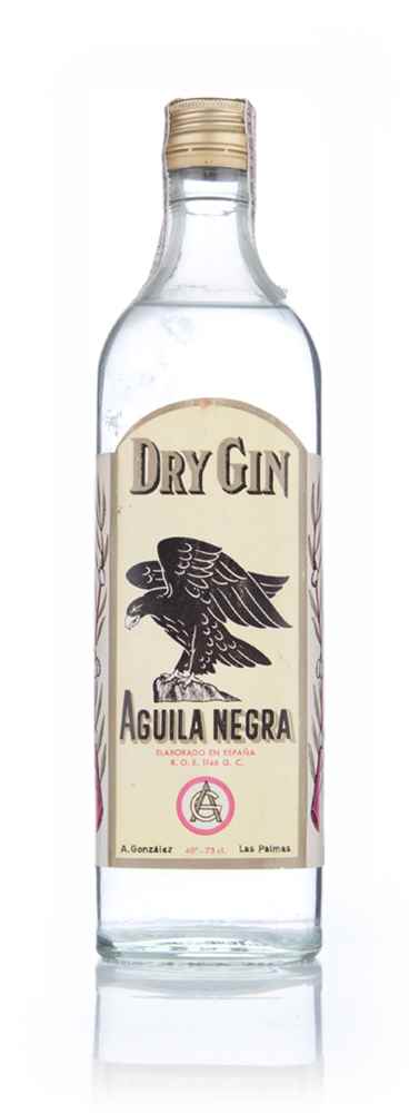 Aguila Negra Dry Gin - 1960s