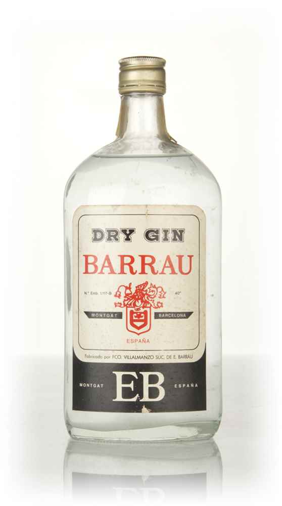 Barrau Dry Gin (1L) - 1970s