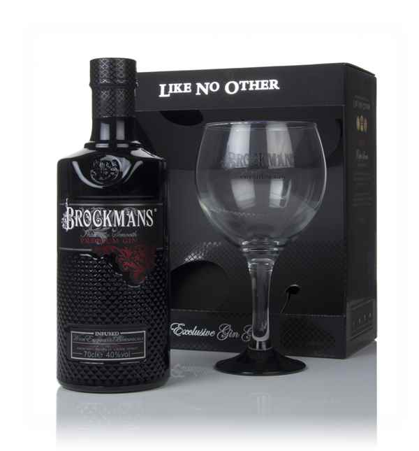 Brockmans Intensely Smooth Gin Gift Pack with Glass