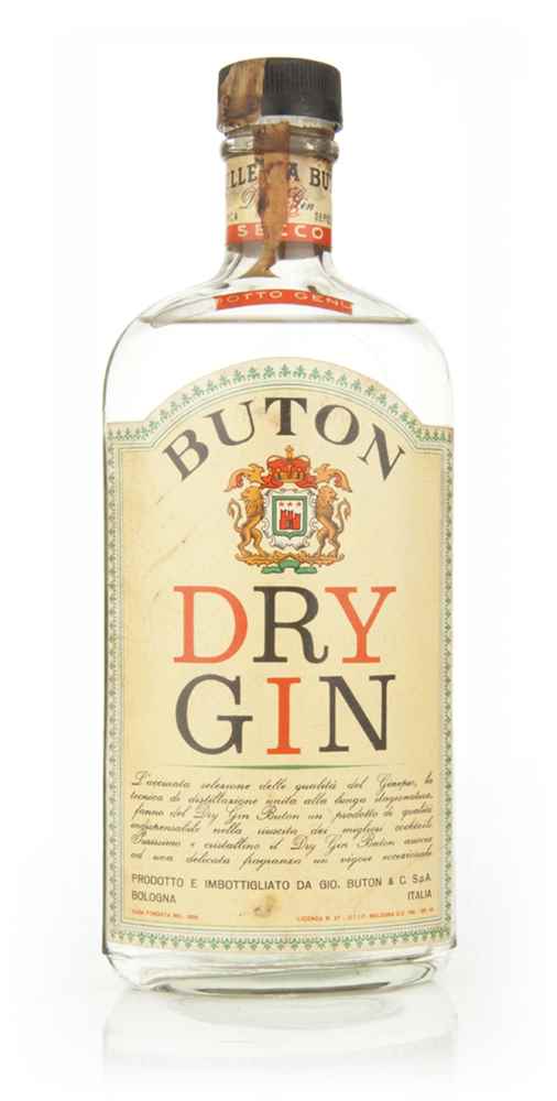 Buton Dry Gin - 1960s