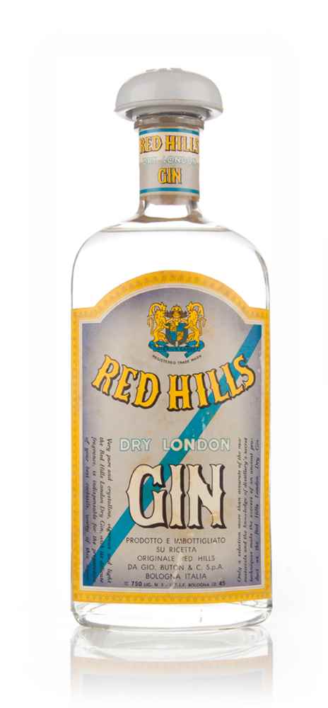 Buton Red Hills London Dry Gin - 1949-1959